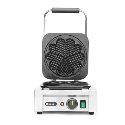 Vaflovač "Srdce", HENDI, 230V/2200W, 330x543x(H)251mm | 212134